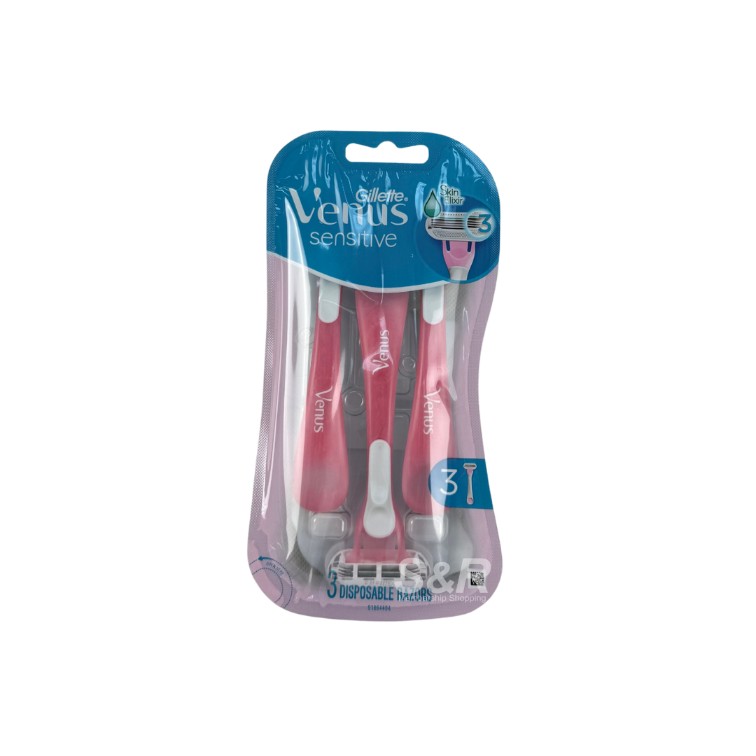 Gillette Venus Sensitive Disposables 3s